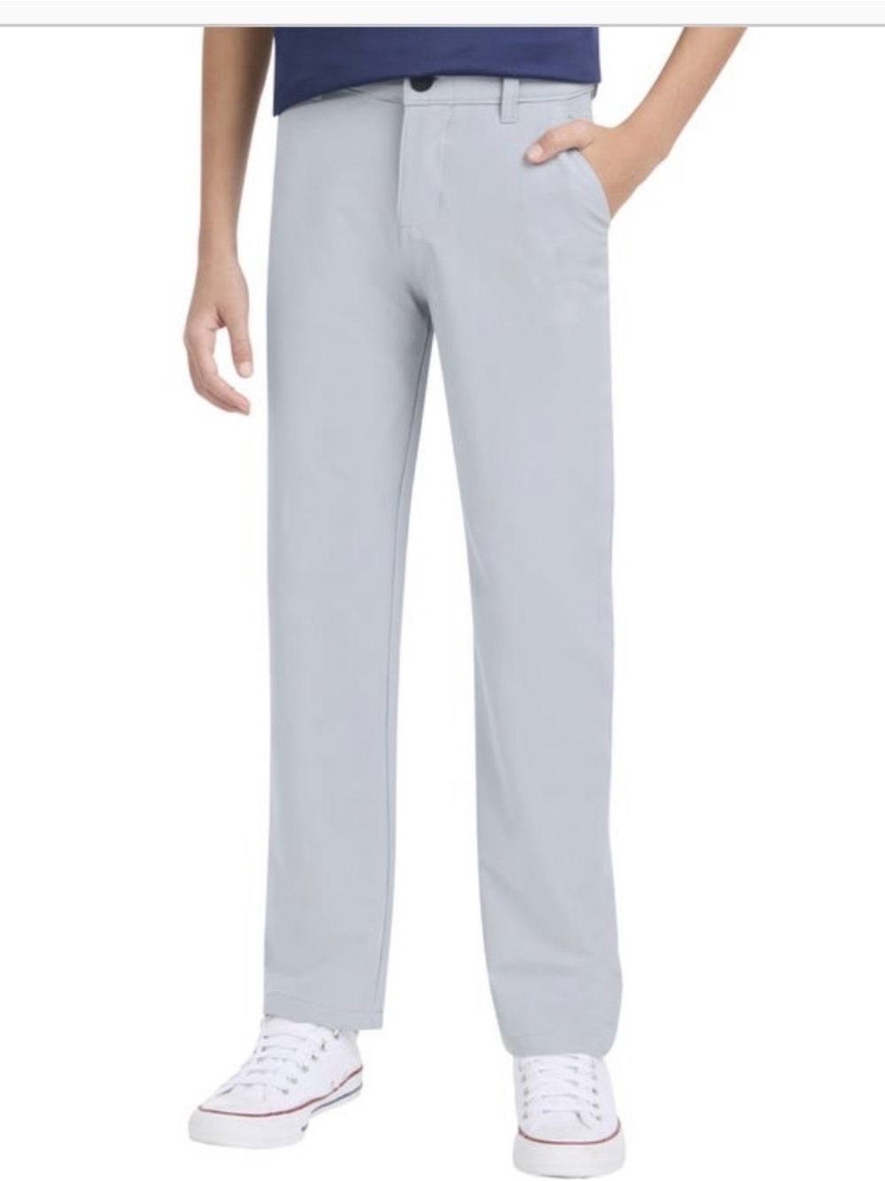 Hurley Boys Light Gray Straight Leg Pants
